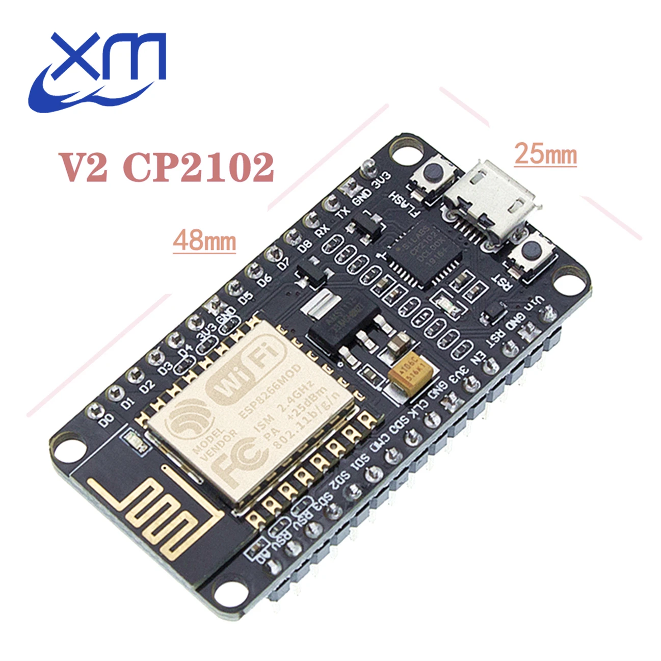 

2015 CP2102 Wireless module NodeMcu V2 Lua Wifi Nodemcu WIFI Network Development Board Based ESP8266,High quality products
