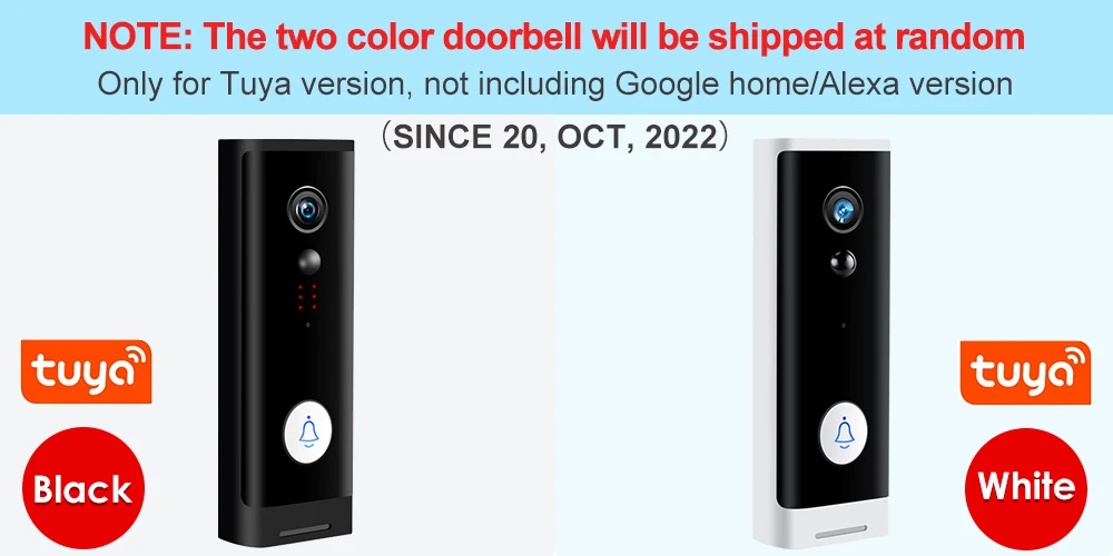 G Homa Gjt Home Security Doorbell Tuya Smart Doorbell Wifi Video