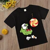 Fashion Game Om Nom T Shirt Summer O-neck Tshirt Cut The Rope Tees For Baby Boys Kids Casual Cartoon Tops Girls Frog Clothing 4