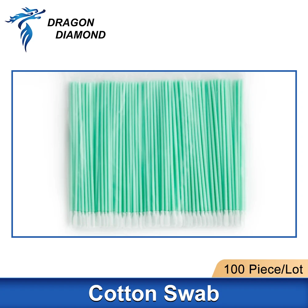 Cleaning Tools Industry Machine Nonwoven Fabrics Cotton Swabs Dust-proof Length 70mm 100mm 125mm 100pcs/pack
