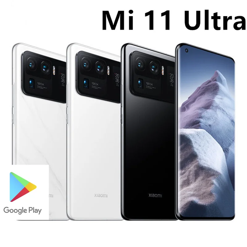Hot sale Global ROM Xiaomi Mi 11 Ultra Snapdragon 888 6.81 Inch 2K AMOLED  Screen 50MP Quad 8K 5G 67W Android Cell Phone