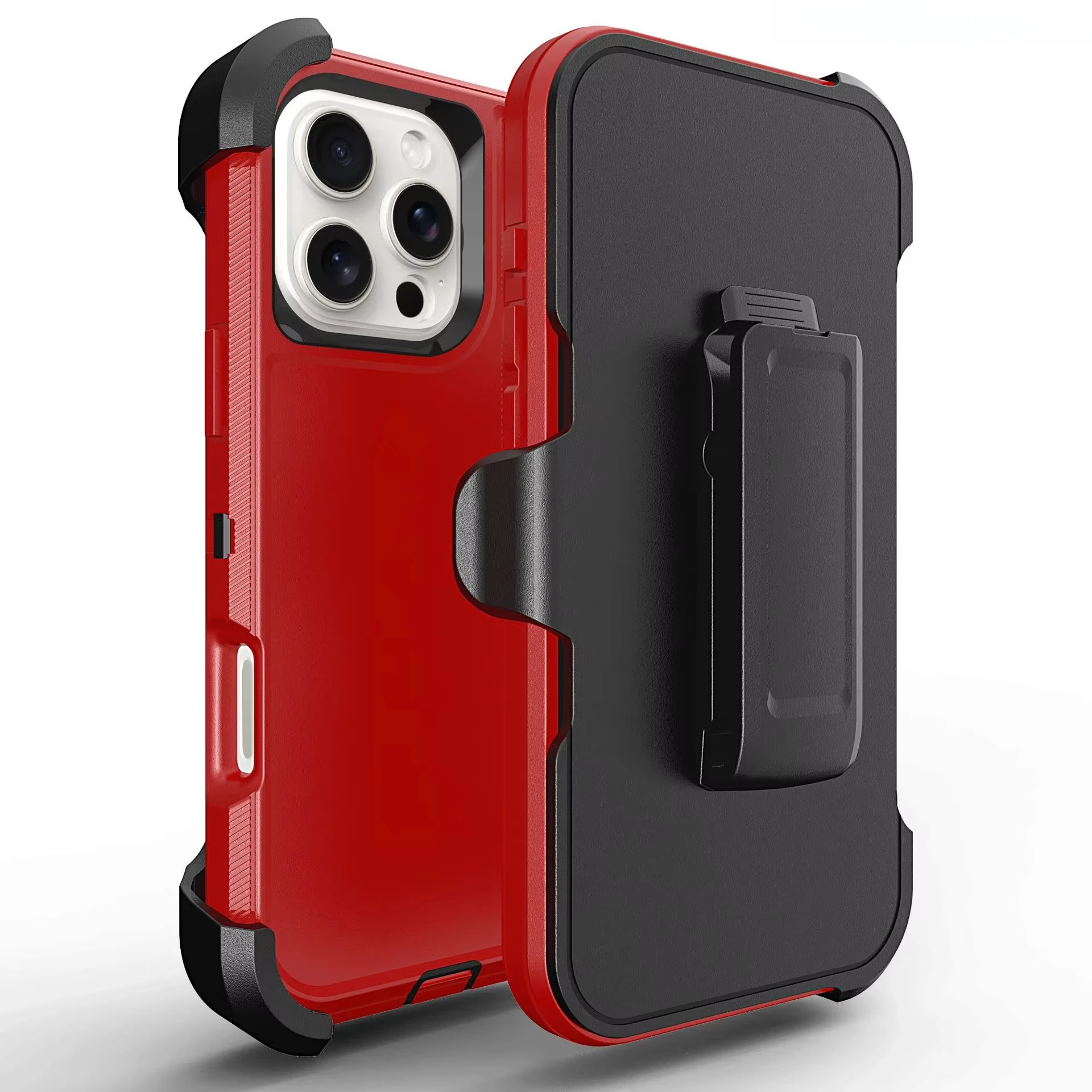 Heavy Duty Rugged Armor Shockproof Protective Case with Belt Clip