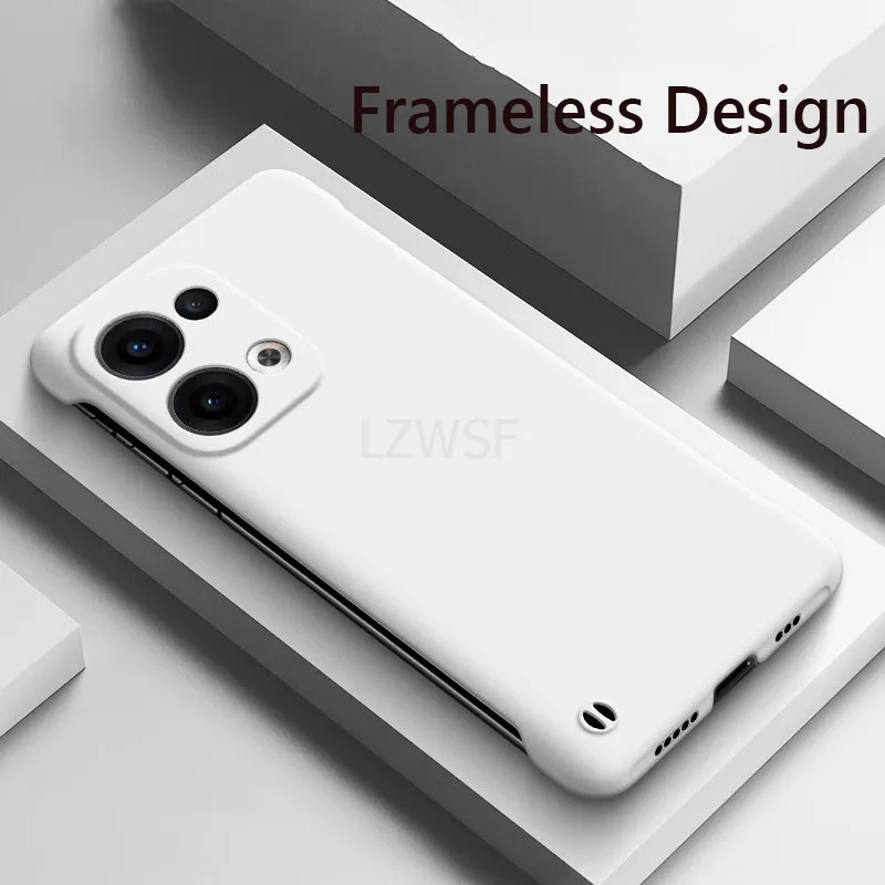 Sleek Matte Hard Back Cover - Frameless Shockproof Case