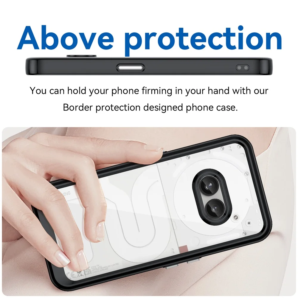 Durable Anti-Shock Acrylic HD Hard Plastic Case