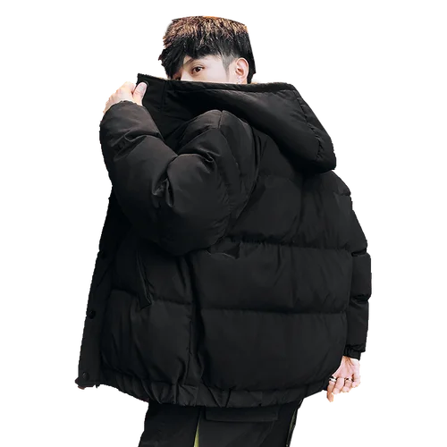 남성용 따뜻한 재킷 코트, 두꺼운 후드 파카, 턴 다운 칼라, 따뜻한 코트, 패션 스트리트웨어, 3XL, 겨울, 신상 6