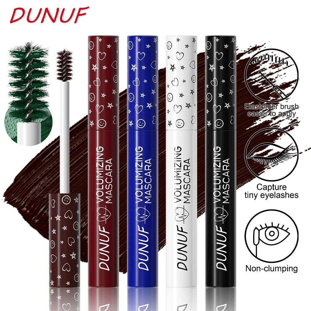 Description Picture 6 of itemColorful Eyelash Mascara 5D Silk Fiber Volume Curling Lengthening EyeLashes Extension Purple Blue White Waterproof Eye Makeup