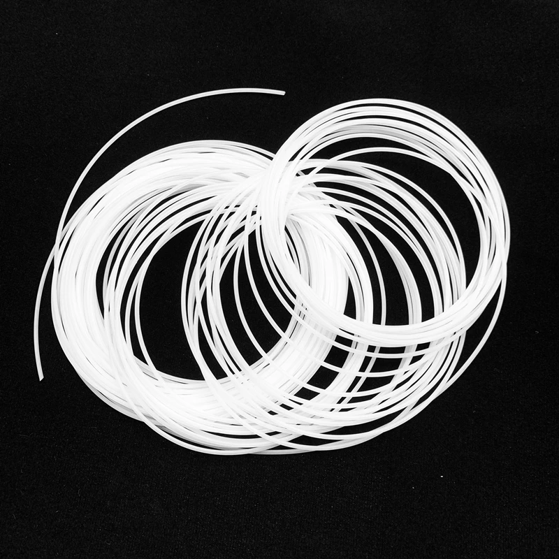 Plastic Tube 5M PTFE Tube ID 0.3-0.6-0.8-1-1.2.1.5-1.6-1.8-2-2.5-3-4-5 mm F46 Capillary Insulated Rigid Pipe Temperature Corrosion Resistance