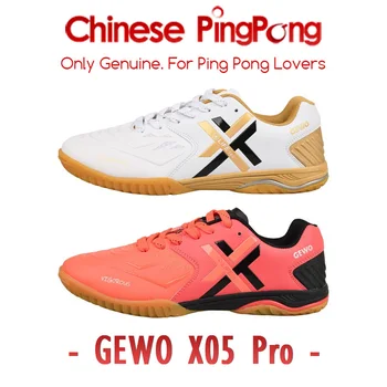GEWO X05-Chaussures de tennis de table professionnelles pour hommes et femmes, baskets de sport de ping-pong originales