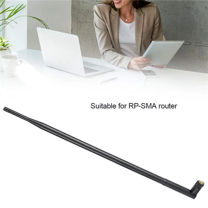 B24B 20X 12DBI Wifi 안테나, 무선 네트워크용 RP-SMA 커넥터가 있는 2.4G/5G 듀얼 밴드 고이득 장거리 Wifi 안테나