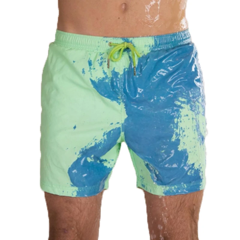 

Summer Beach Shorts Summer Men Swimming Trunks Swimwear Swimsuit Quick Dry Bathing Short Beach Pant Cool Ice Board Shorts Homme