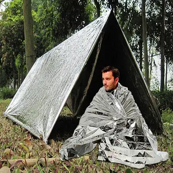 Space Blankets Survival Heavy Duty Hiking Essentials Survival Kits Gear And Equipment Portable And Lightweight For Camping 4