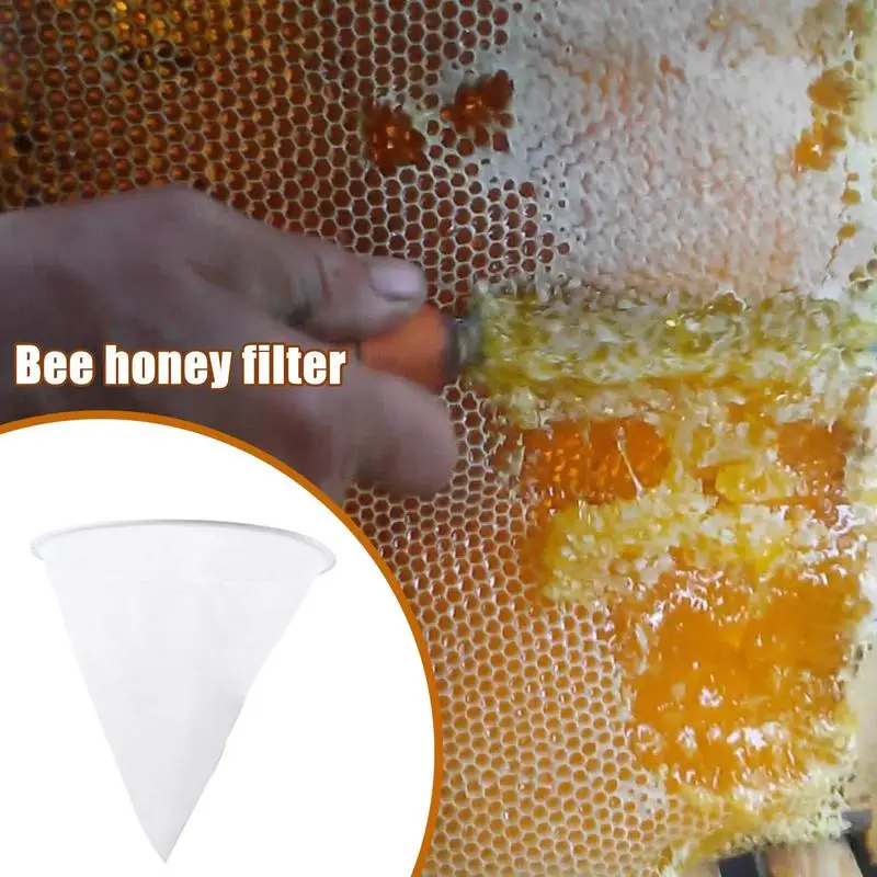 

Bee Honey Filter Honey Strainer Filter Bag Reusable Apiary Equipment Nylon Mesh Honey Filter Professional & Beginner Beekeeping
