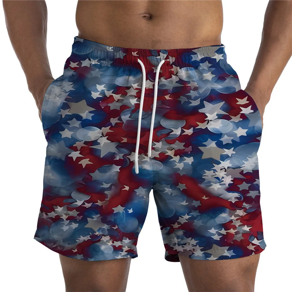 New 3D Print Independence Day Causal Clothing  Fashion Men Women Shorts Plus Size S-7XL Streetwear Pants  Cargo Shorts Men