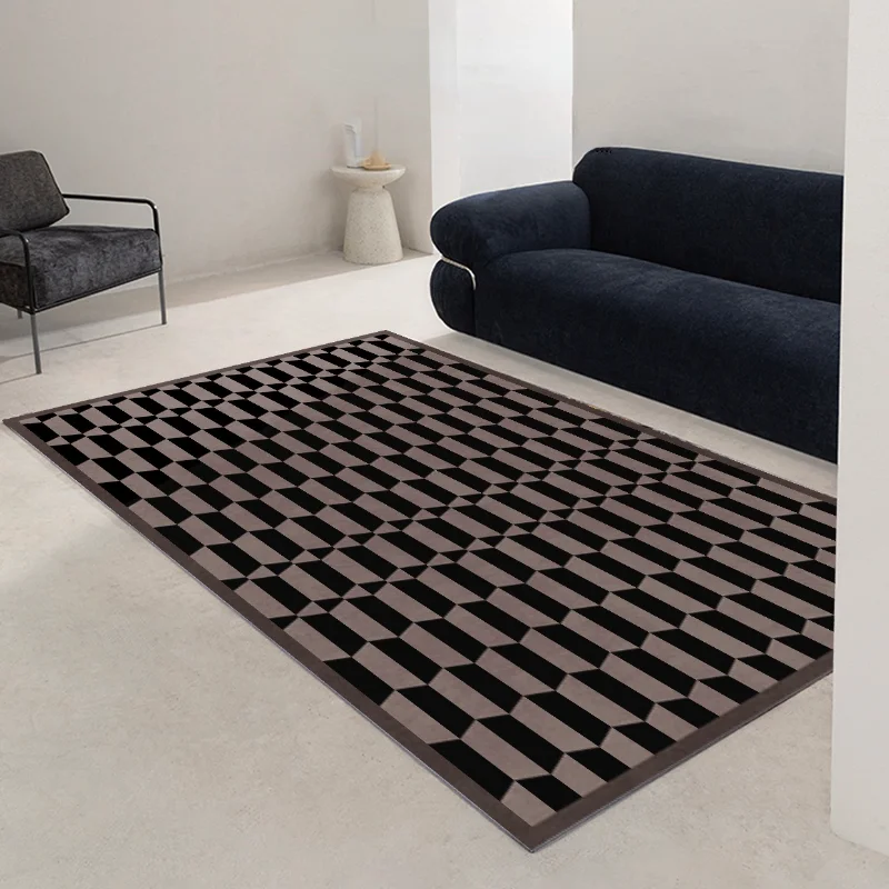 Carpet for Living Room Fashion Light Luxury Home Decoration Coffee Tables Plush Mat Large Area Bedroom Fluffy Rug ковер Tapis 러그 4