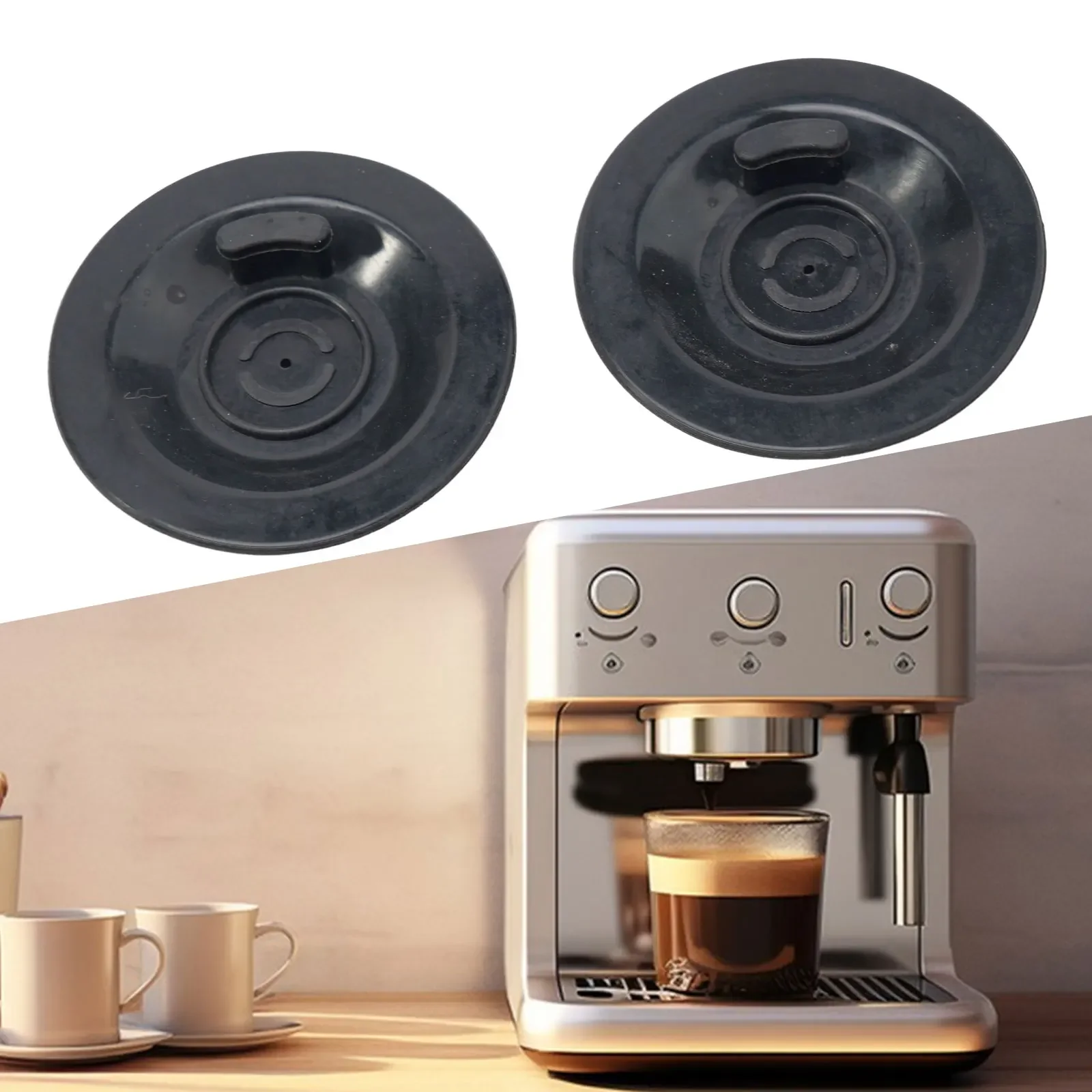 

2pcs 54mm Cleaning Disc For Breville Espresso Coffee Machine Backflush Disc Coffee Making Coffee Machine Cleaning Disc