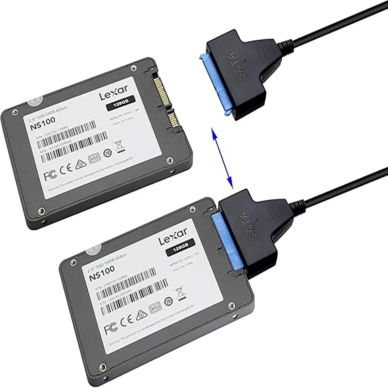USB 2.0을 사용하는 2.0 OTG SATA 어댑터, 2.5인치 외장 하드 드라이브, 솔리드 스테이트 드라이브, 하드 드라이브 어댑터 케이블 지원