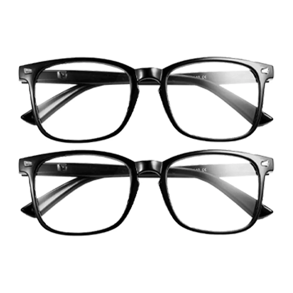 Elegant Simple and Stylish Geometric Glasses with Transparent Lenses