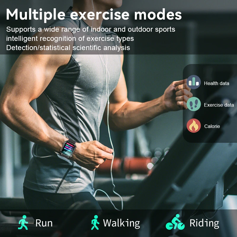 Lige-bluetooth Call Smart Ver para Homens Monitor de Saúde Assistente de Voz ai Pulseira Esportiva à Prova Dágua Smartver para Xiaomi 2023 - Image 3