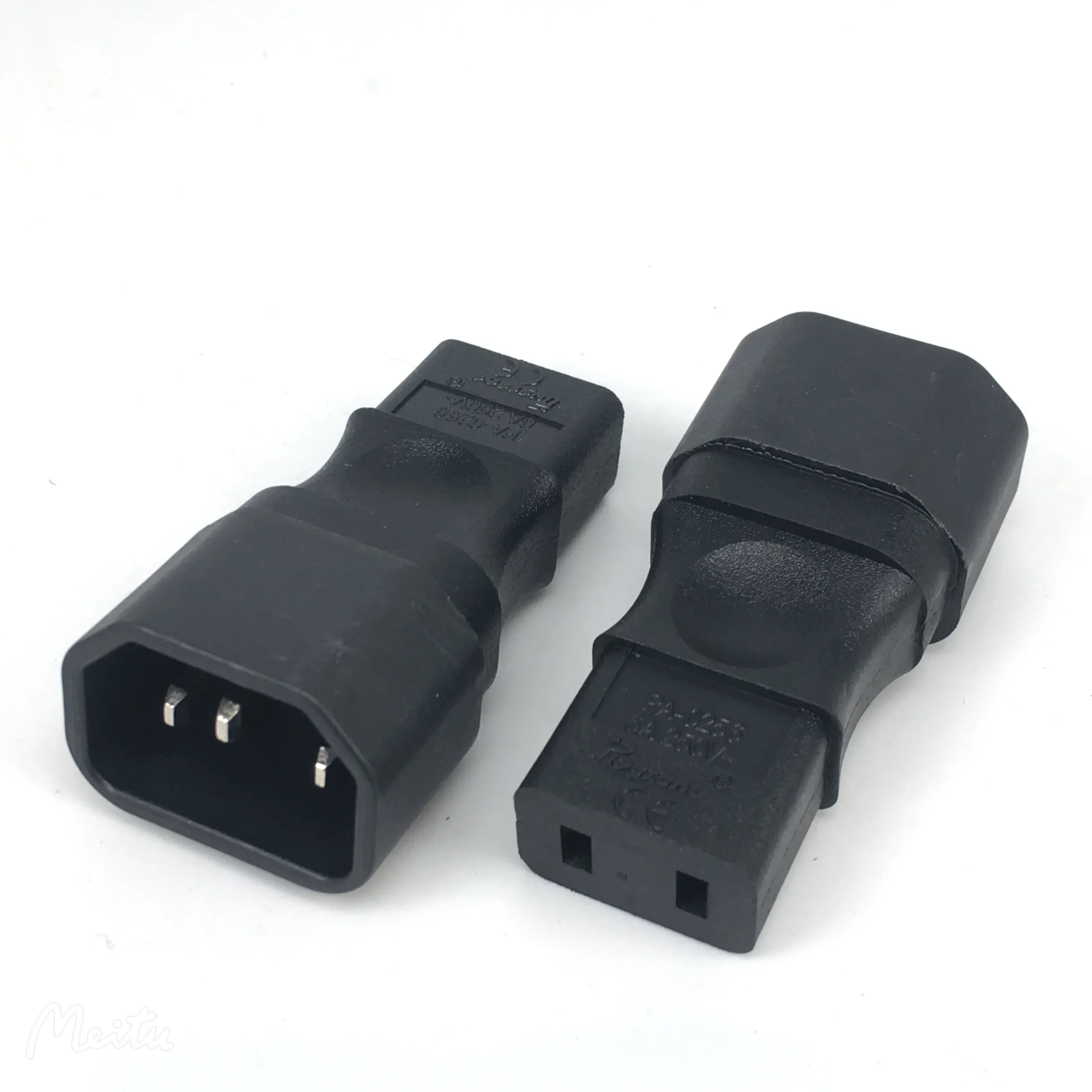 IEC320 C14 Male To IEC 320 C9 Female Power Converter AC Adapter