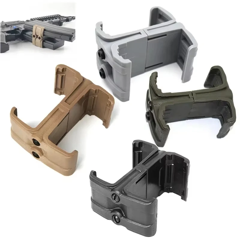 Rifle Magazine Connector Tactical Clip Dual Parallel for AK AR15 M4 MP5 Airsoft Mag Hunting Accessory