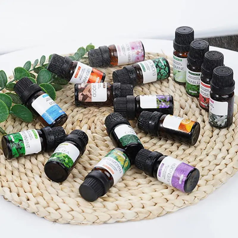 Essential Oil Water Soluble for Aromatherapy Diffuser Humidifier Room Fresheners Stress Relief Rose Lily Lavender Freesia 10ml