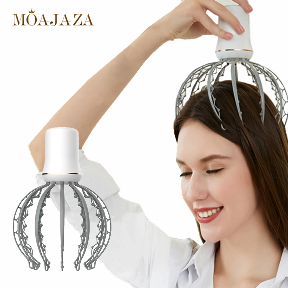 ElectricHeadMassager12ClawsVibrationStimulationOctopusScalpMassageforHeadScratcher