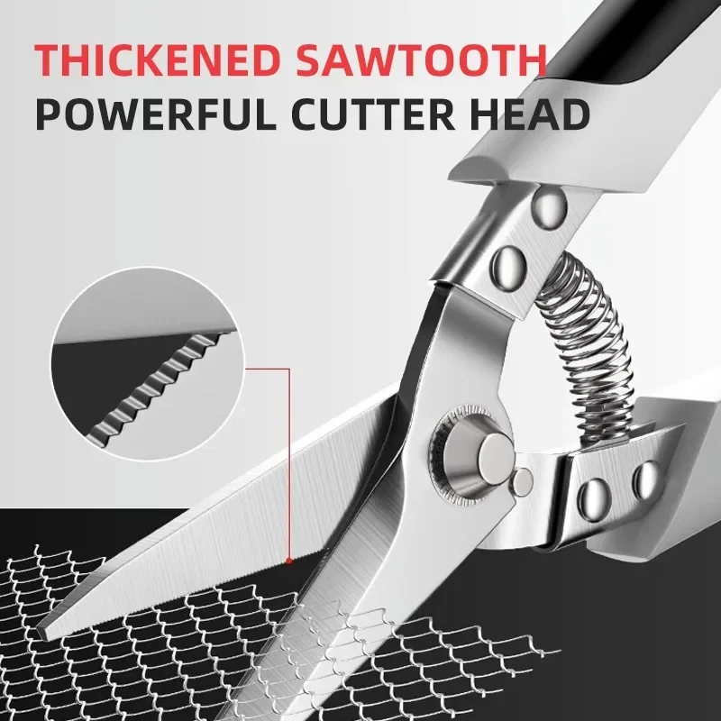 Iron Sheet Scissors Multifunctional Aviation Industrial Stainless Steel Keel Aluminum Buckle Plate Strong Metal Industrial Tools 3