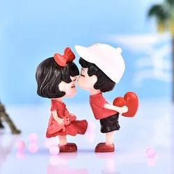Romantic Miniature Couple Figurines for Wedding Decor and Valentine's Day Gift (Type 50  6cm)