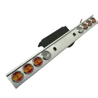 CNC Metal LED Taillight Tail Lamp for 1/14 Tamiya 56344 56301 RC Truck Tractor Trailer New King Forte Modification DIY Car Parts 1