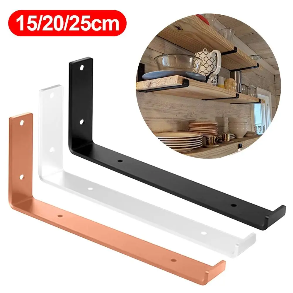 152025cmWallMountedFurnitureHolderIronShelvesHeavyDuty