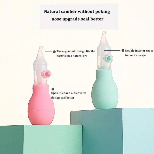 Nasal Aspirator Silicone Nose Sucker For Baby Infant Nose Sucker