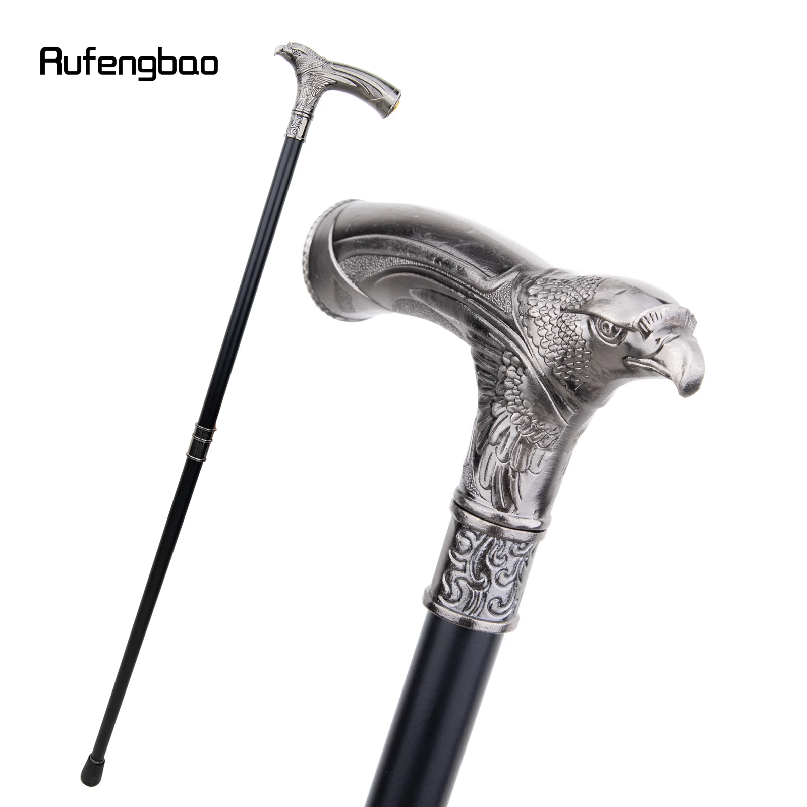 Eagle Head With Rhinestone Fashion Walking Stick Decorative Stick Cospaly Vintage Party Fashionable Walking Cane Crosier 93cm_desvips.com