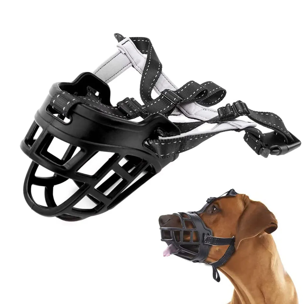 

Dog Muzzle Breathable Basket Muzzle for Small Medium Large Dogs Anti-Biting Anti-Barking Anti-Chewing Pet Dog Mouth Cover Muzzle