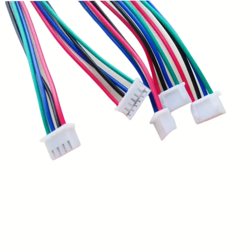 nema 17 stepper motor cable 4pin to 6pin wiring assembly extension cord 42 motor wire XH2.54 connector 100cm image 2