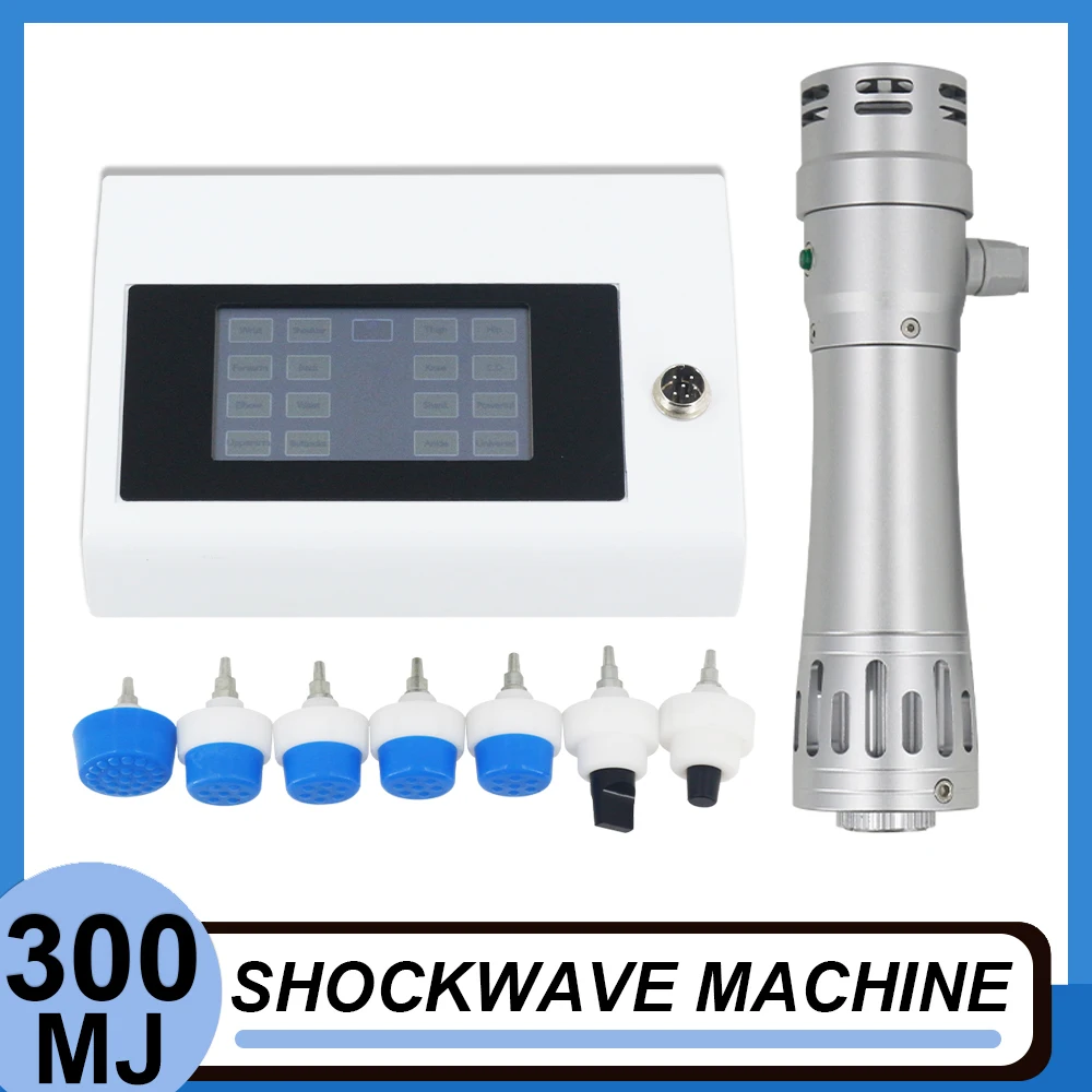 

Shockwave Therapy Machine With 7 heads For Erectile Dysfunction Shoulder Pain Effective Joint Pain Removal Body Massager
