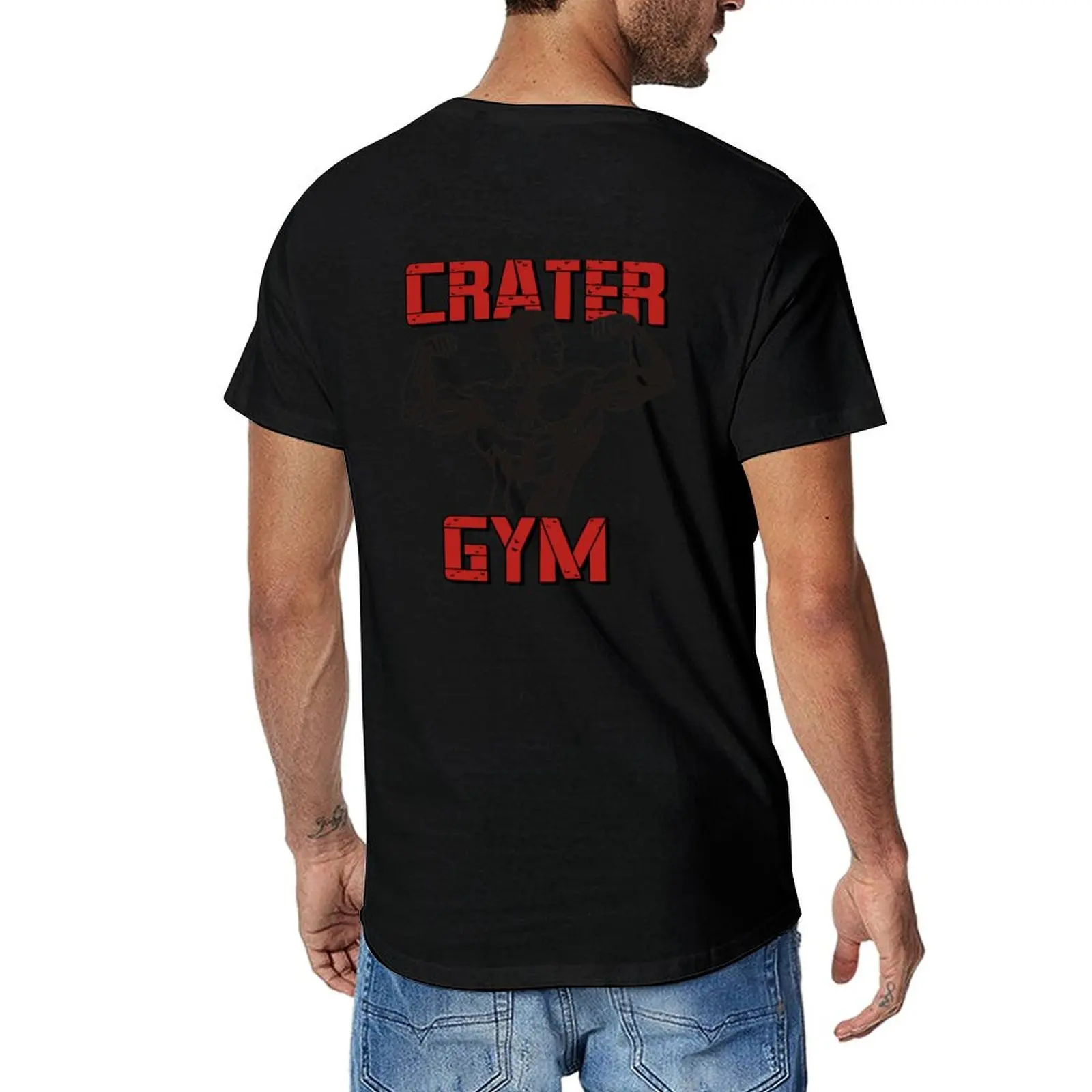 

Crater Gym Vintage Shirt T-Shirt blacks korean fashion plus size tops fitted t shirts for men