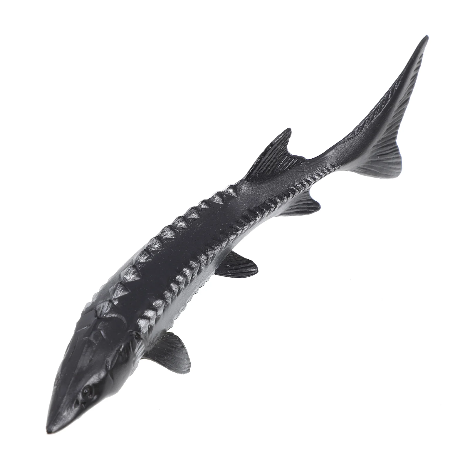 Kids Educational Toys Marine Animal Model Miniature Black Fish Figurine Toddler