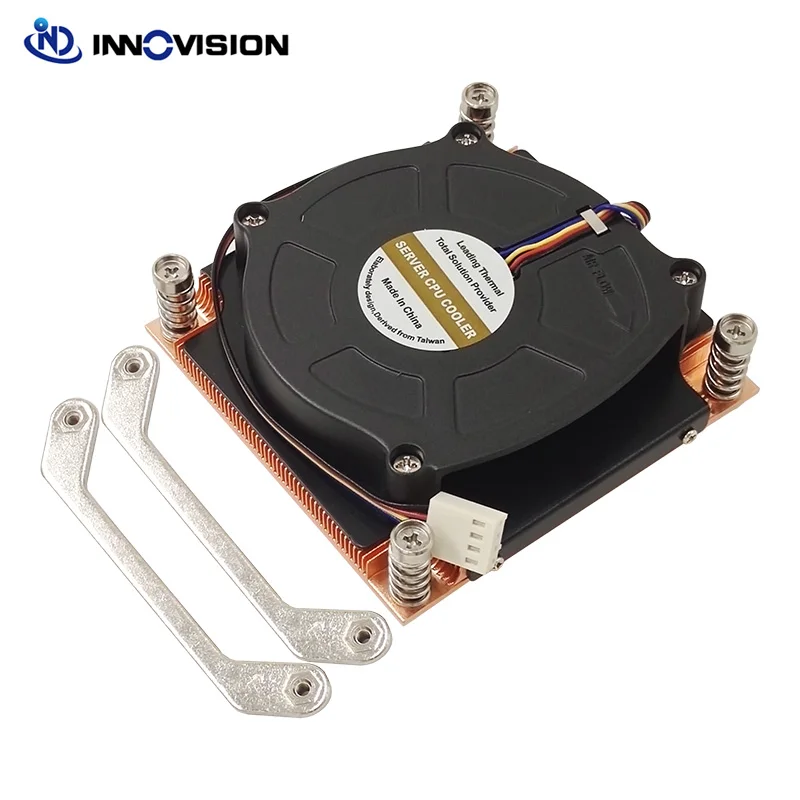 Cpu Ventilador Ativo Cooler Dissipador de Calor para Intel Lga1150 Lga1151 Lga1200 75x75 mm Buraco Espaçamento Tdp até 125w Novo 1u Lga115x - Imagem 2