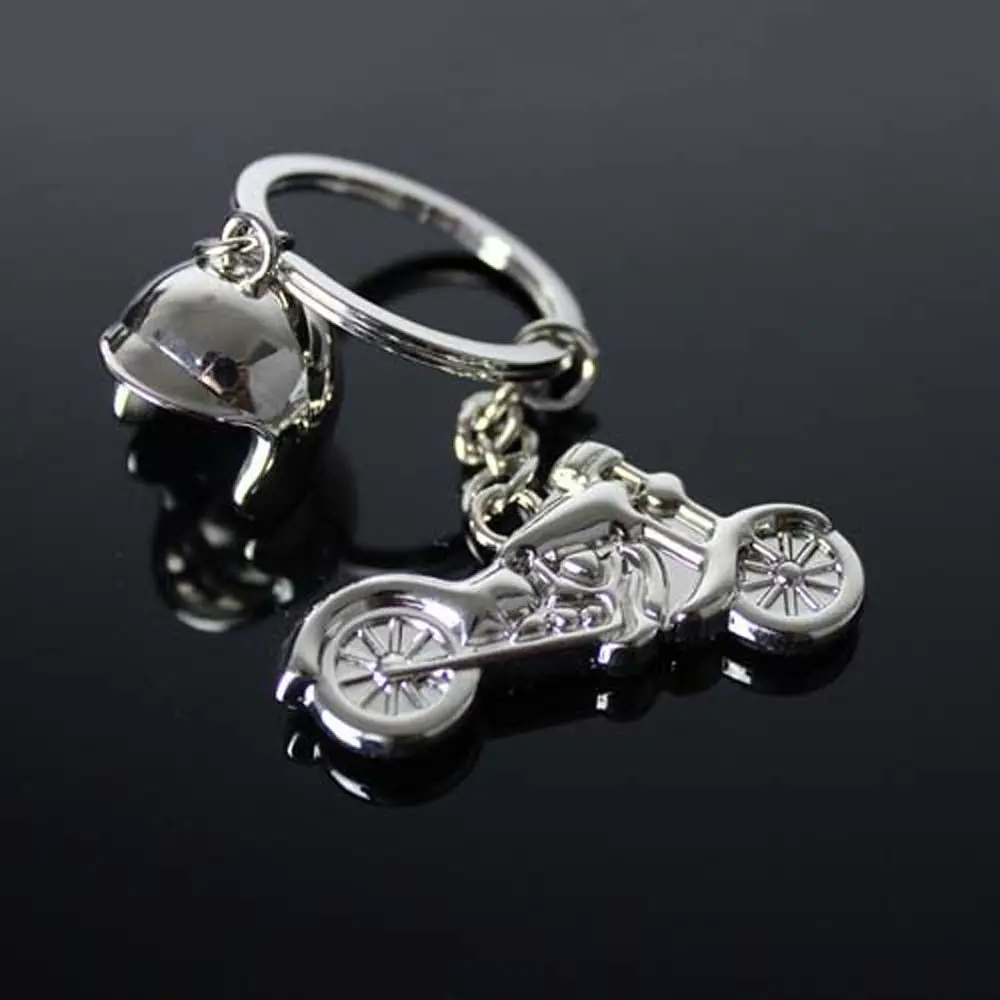 Gift For Men Women Creative Knight Motocross Helmet Car Model Bag Charm Key Chain Key ring Key Holder accessories gift for men women knight hat car model motocross key holder key chain bag charm key ring