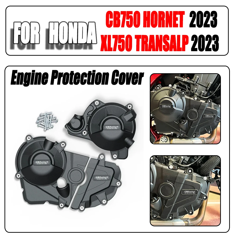 For Honda CB750 HORNET 2023-2024 XL750 TRANSALP 2023-2024 Engine Protection Cover Racing Engine Protective Cover