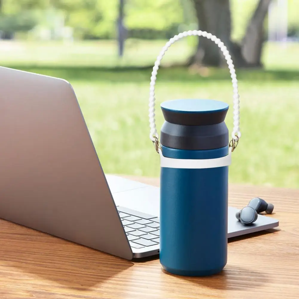 

Biking Water Bottle Carrier Portable Water Bottle Lanyard with Retractable Handle for Travel Camping Lightweight Holder for 8-40