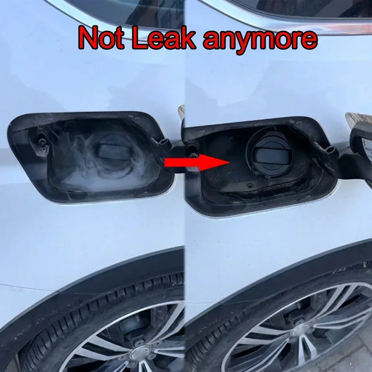 Tank Cap Seal 2pc Audi TT 8J MK2 Fuel Filler Neck Gas Gasket O-ring Rubber Repair Kit Accessories Engines Washer V Shape Car fuel tank cap