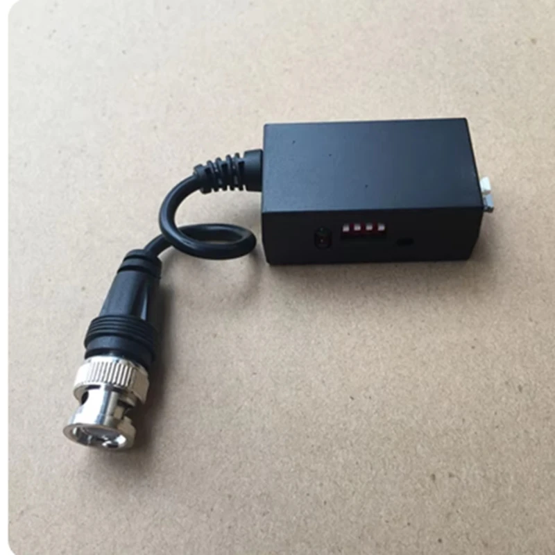 LALA DC12V 1CH Active UTP Video Balun BNC Video Balun For CCTV Camera DVR System