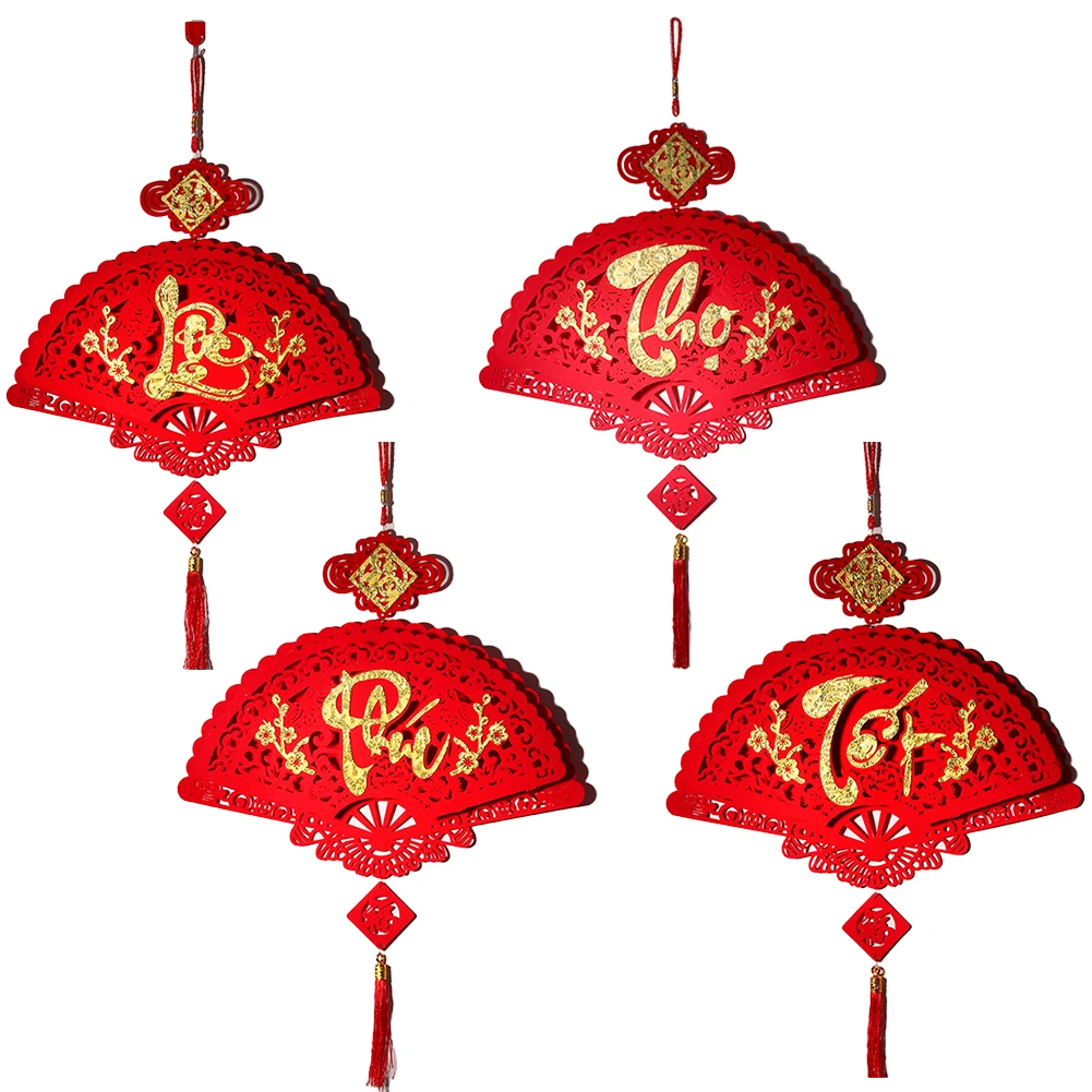 

Chinese New Year Decorations 2024 Lunar New Year Hanging Tassels Ornament Spring Festival Traditional Vietnam Home Decoration