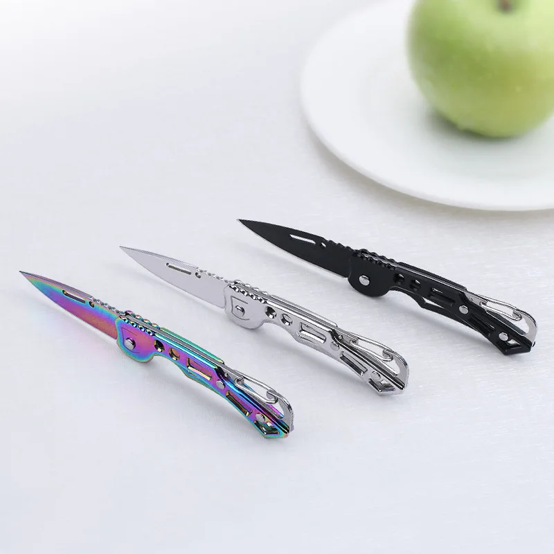 Folding Fruit Knife Stainless Steel Non-slip Handle