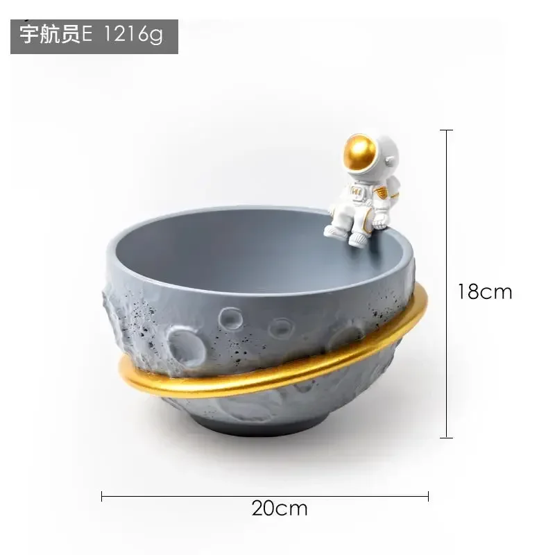 

Tray Home Entrance Light Creative Astronaut TV Decoration Luxury Room Living Cabinet