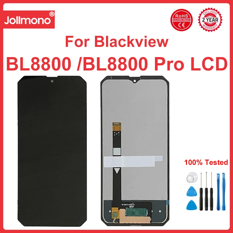 6.58 Pollici Per Blackview Bl8800 Display Lcd Bv8800 Lcd Touch Screen Digitizer Assembly Lcd Per Blackview Bl8800 Pro 5G Lcd