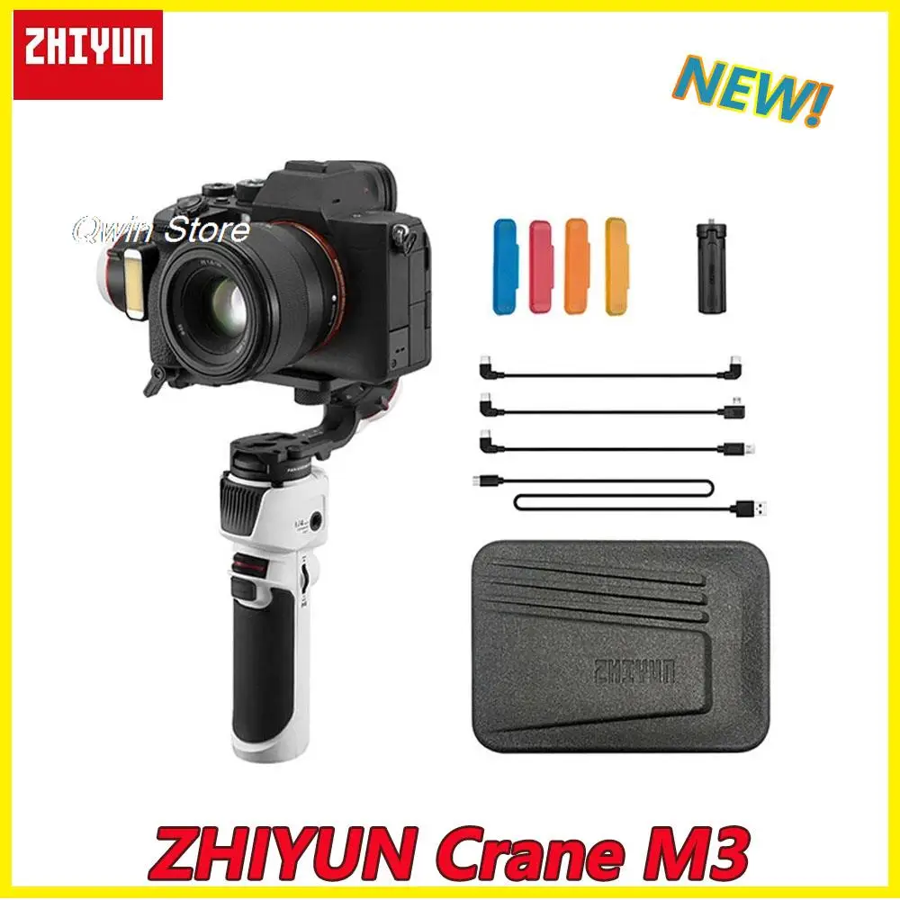 

ZHIYUN Crane M3 Gimbal for Mirrorless Cameras Smartphone Action Cam Handheld Stabilizer for Camera iPhone 14 Pro Max