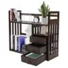 3 Tiers Tabletop Storage Container with 3 Drawers for Office Easy to Assemble 3