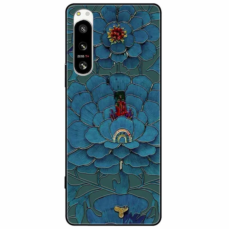 Cute 3D Embossed Relief Soft Silicone Back Cover with Cartoon Design